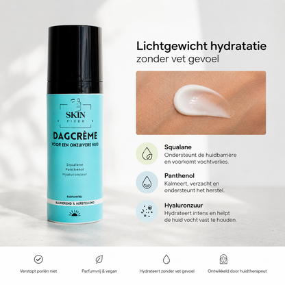 Dagcrème voor een onzuivere huid