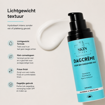 Dagcrème voor een onzuivere huid